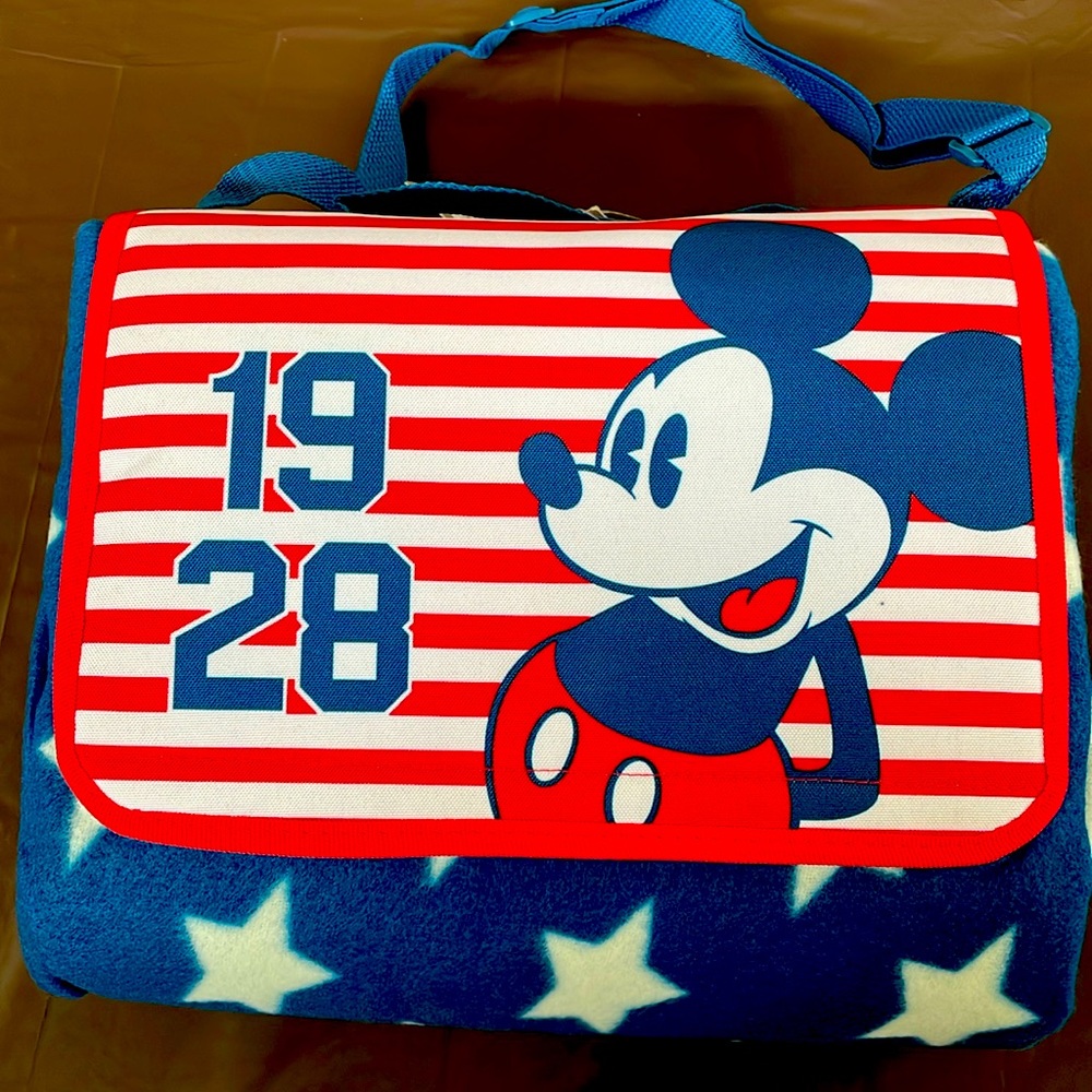 Mickey Mouse 1928 Picnic Limited Edition Picnic Blanket. Americana Collection